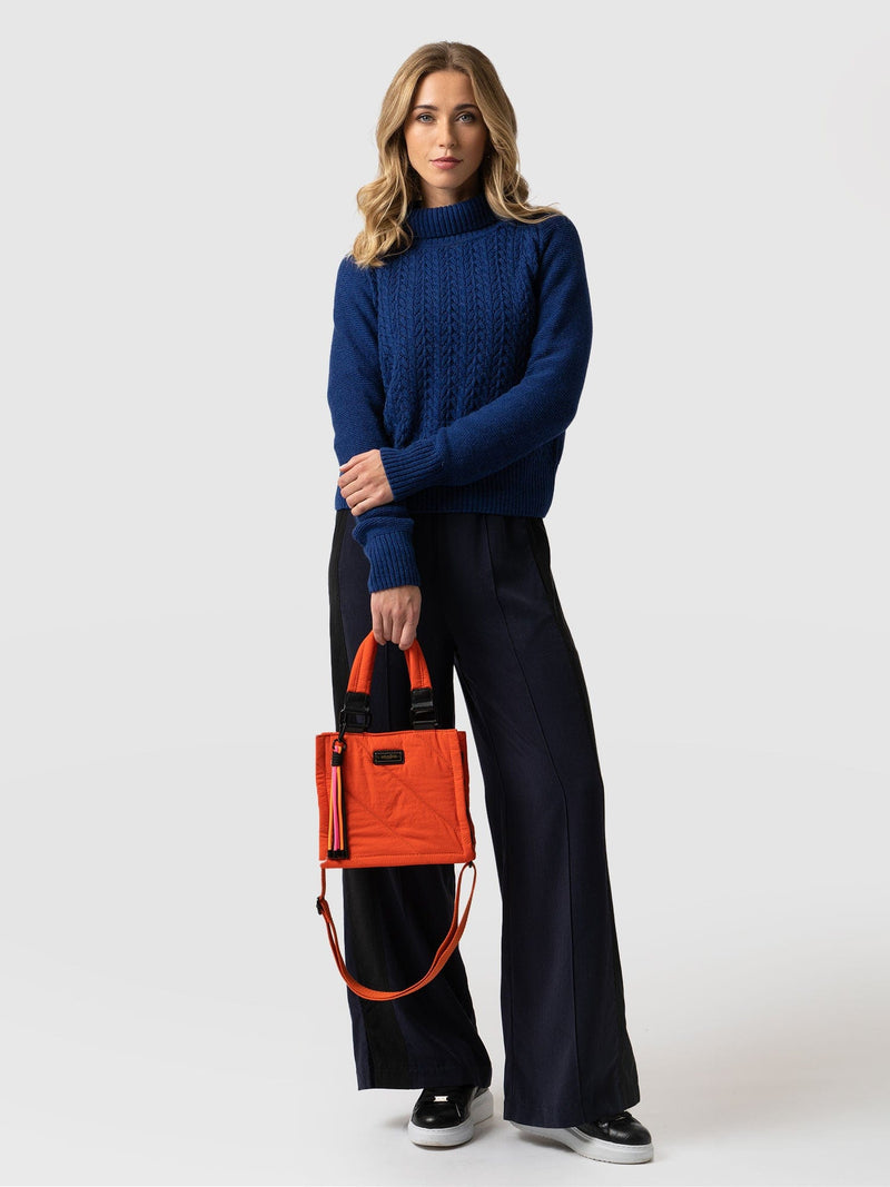 Mini Penny Tote Bag Orange - Women's Bags | Saint + Sofia® EU