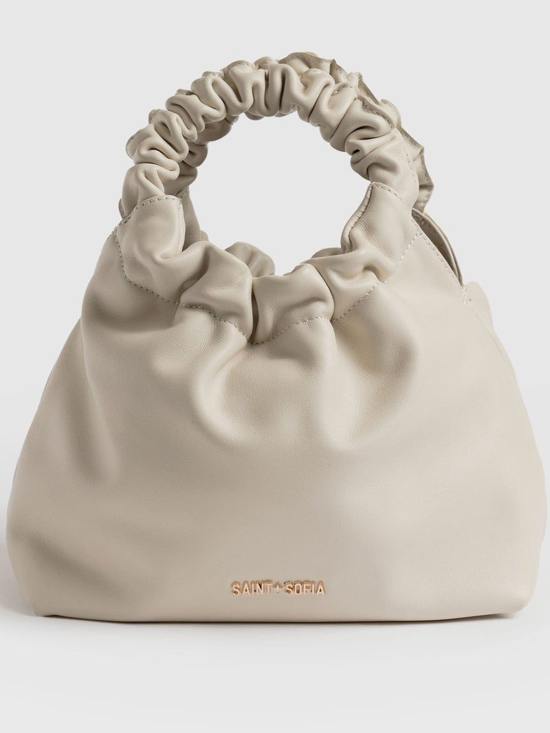 Mini Tori Handbag Cream - Women's Bags | Saint + Sofia® UK