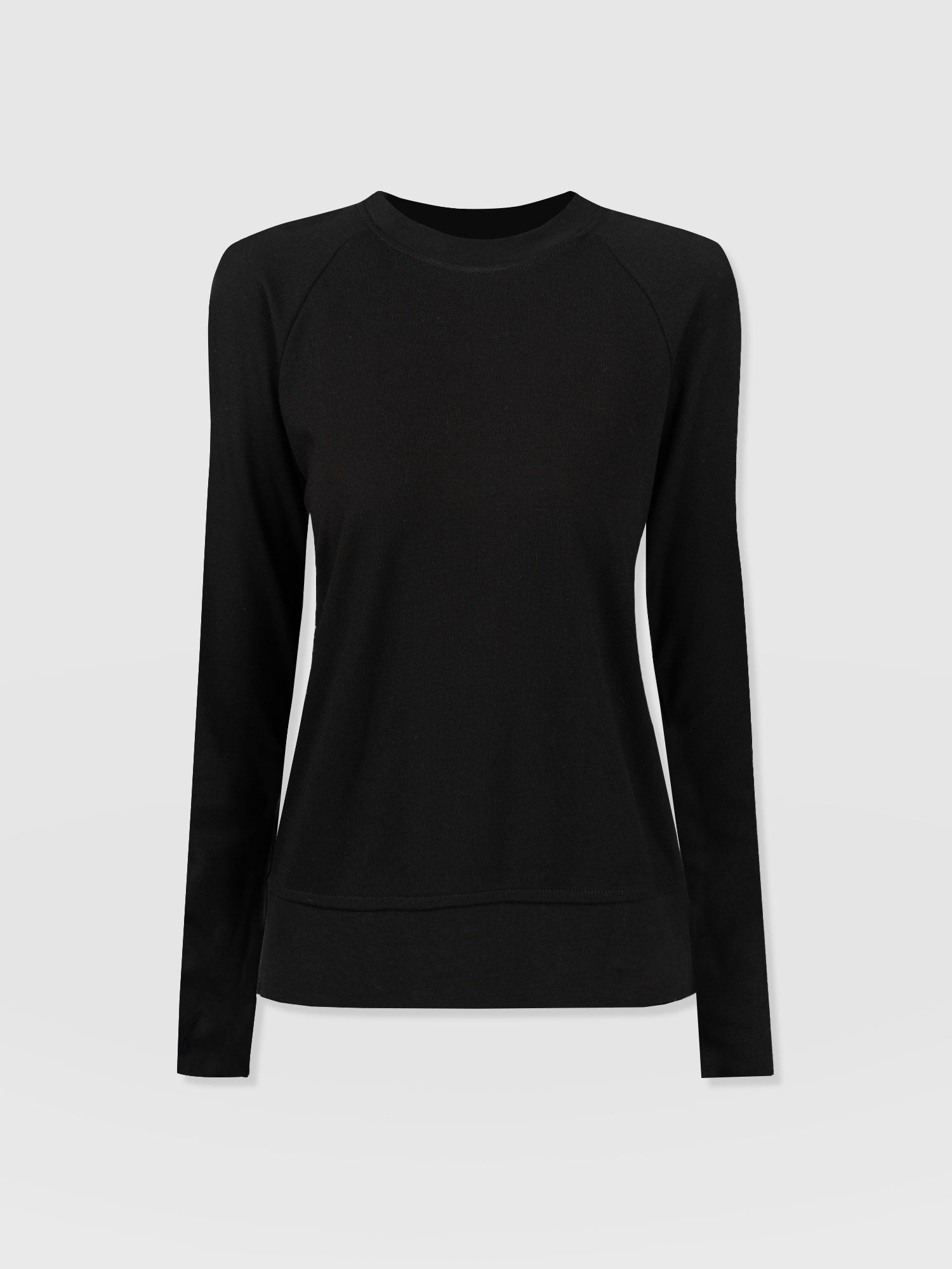 Morgan Zip Sweater Black & Beige - Women's Sweaters | Saint + Sofia® EU