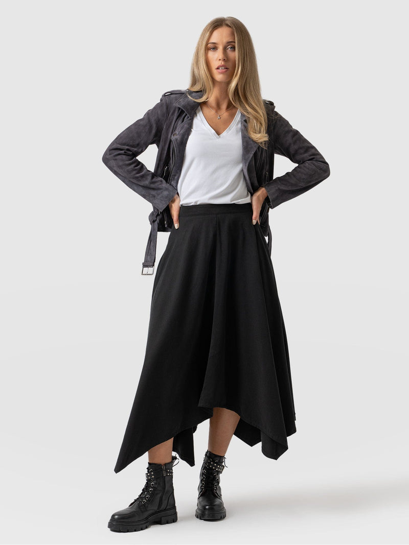 Noho Skirt Black - Women's Skirts | Saint + Sofia® EU