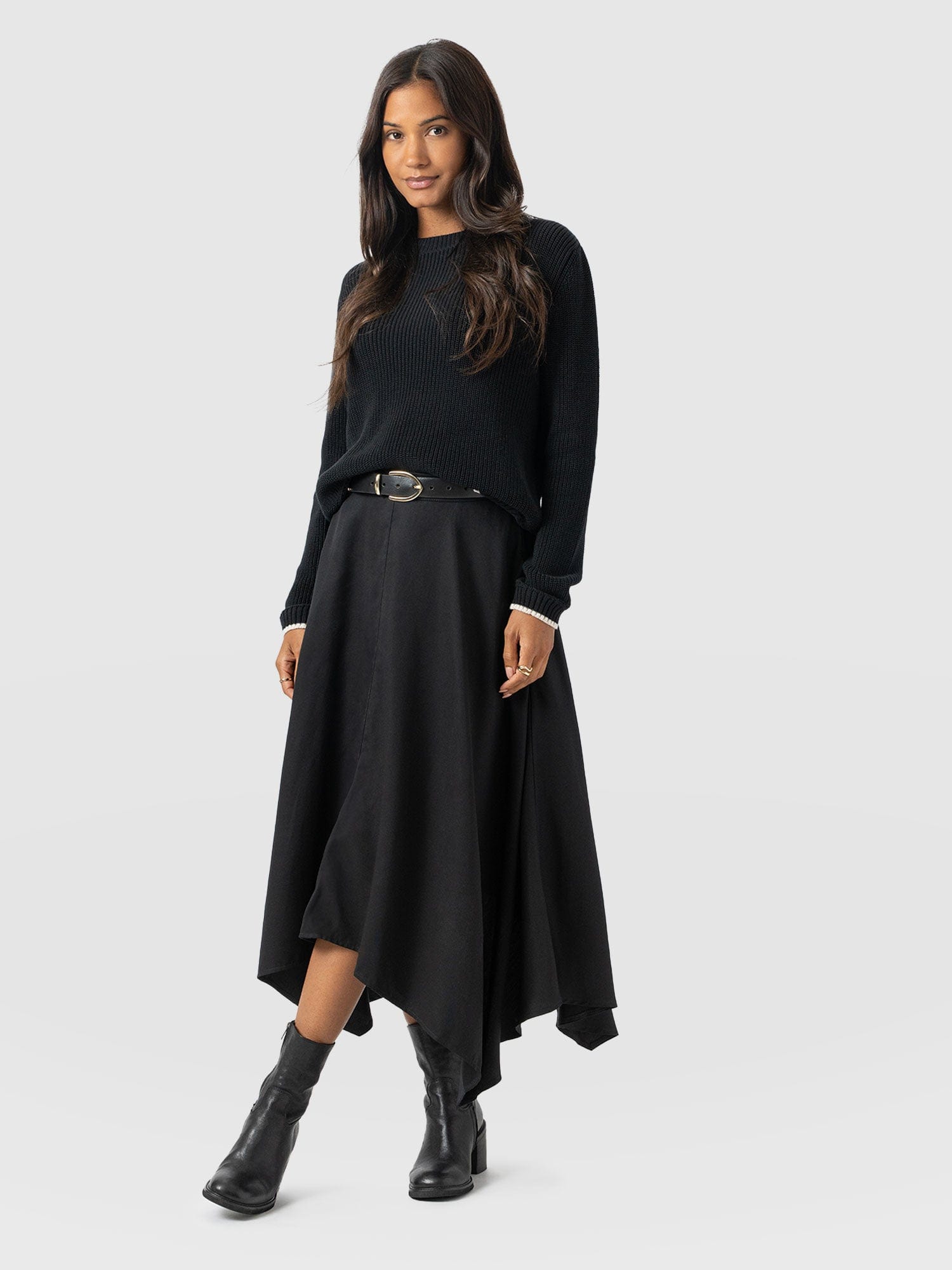 Noho Skirt Black - Women's Skirts | Saint + Sofia® EU