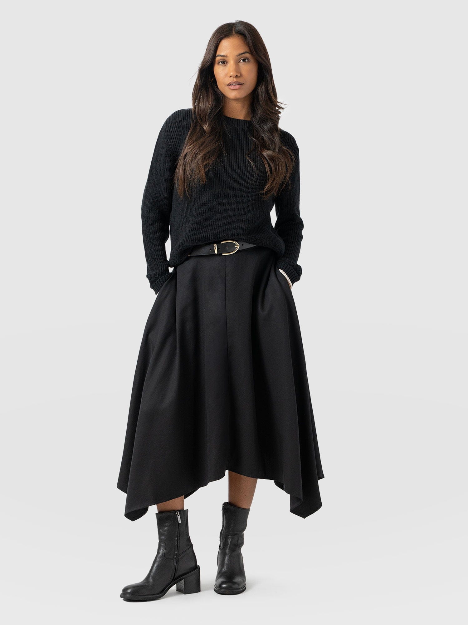 Noho Skirt Black - Women's Skirts | Saint + Sofia® EU