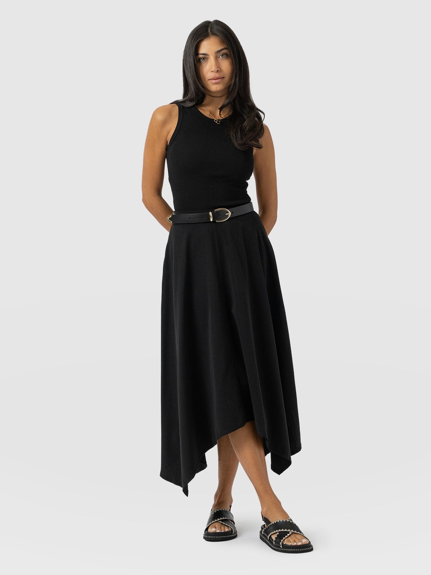 Noho Skirt Black - Women's Skirts | Saint + Sofia® EU