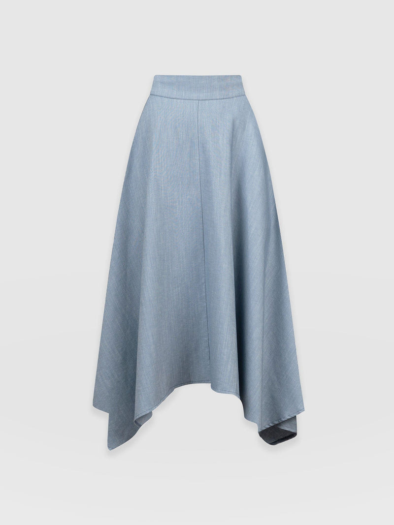 Noho Skirt Chambray - Women's Skirts | Saint + Sofia® EU