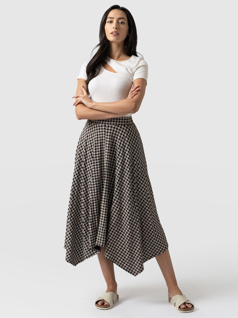 Noho Skirt Lightning Gingham - Women's Skirts | Saint + Sofia® EU