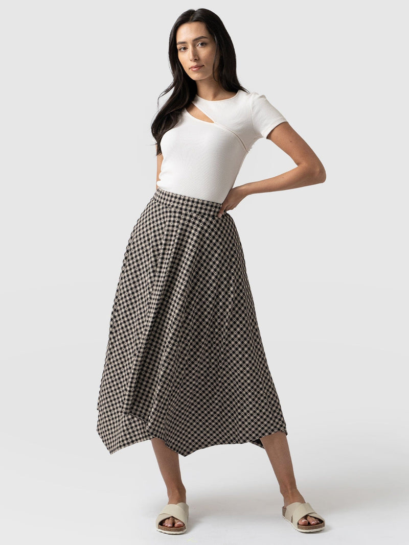 Noho Skirt Lightning Gingham - Women's Skirts | Saint + Sofia® EU