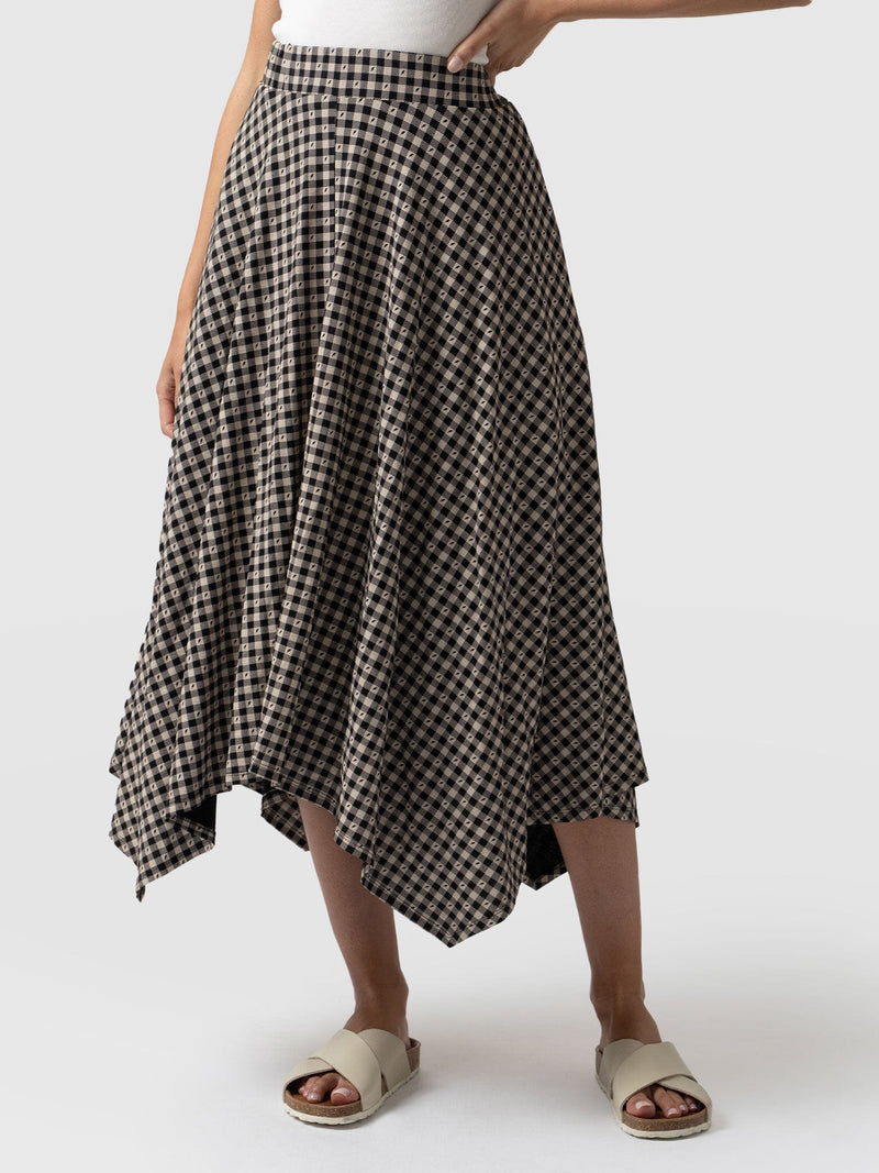 Noho Skirt Lightning Gingham - Women's Skirts | Saint + Sofia® EU