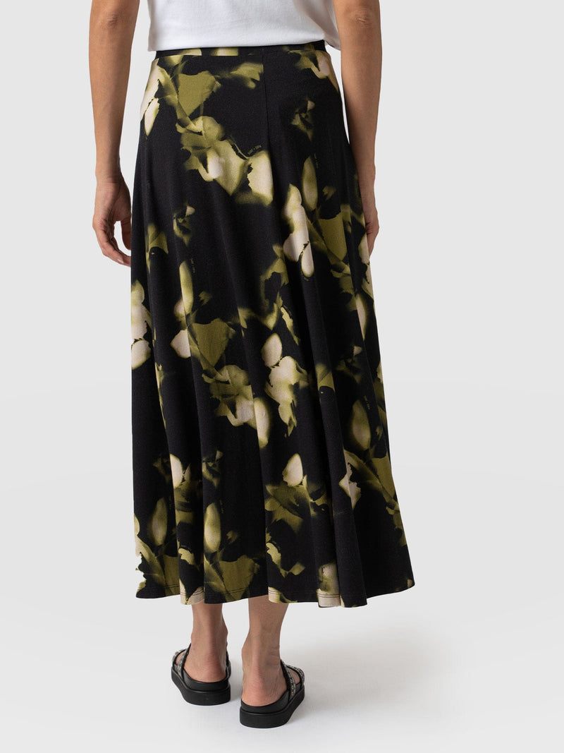 Nora A-Line Skirt Green Aurora - Women's Skirts | Saint + Sofia® EU