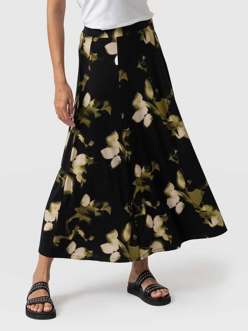 Nora A-Line Skirt Green Aurora - Women's Skirts | Saint + Sofia® EU