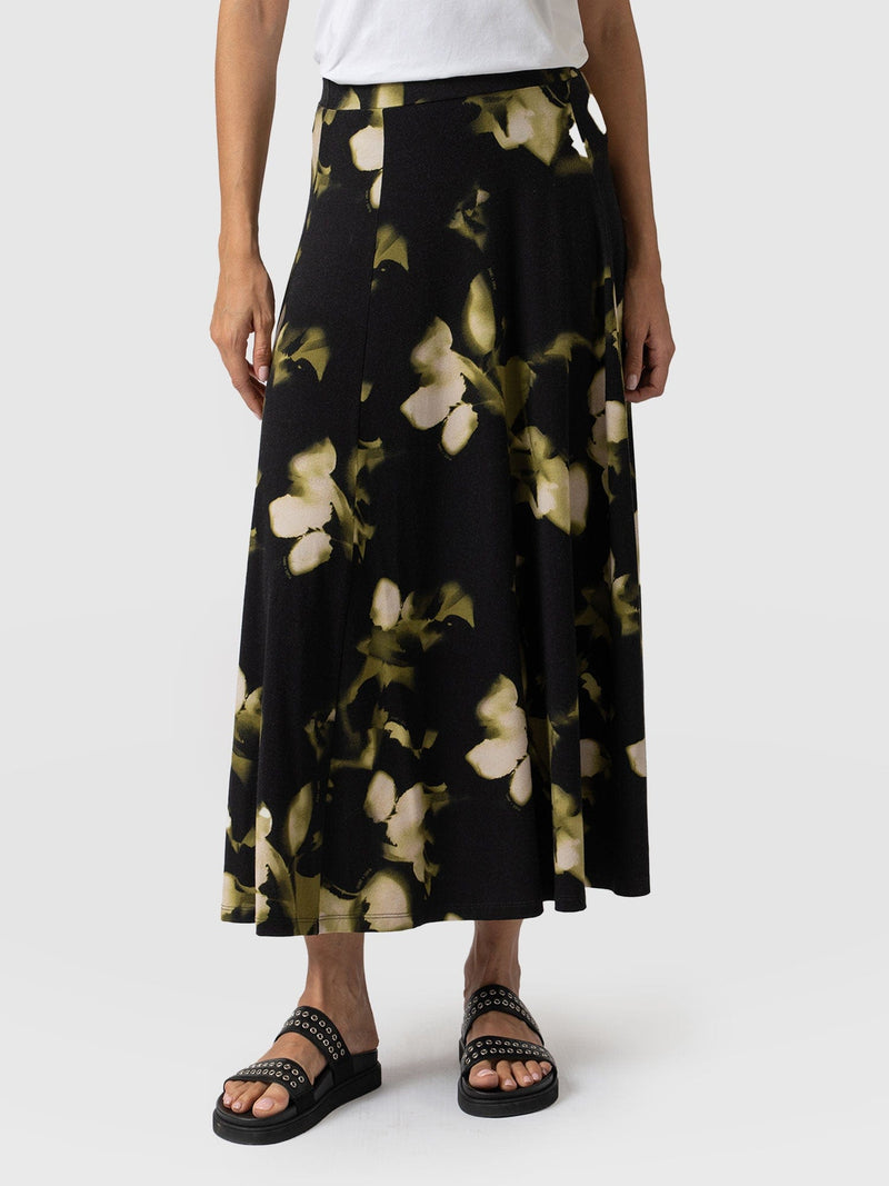 Nora A-Line Skirt Green Aurora - Women's Skirts | Saint + Sofia® EU