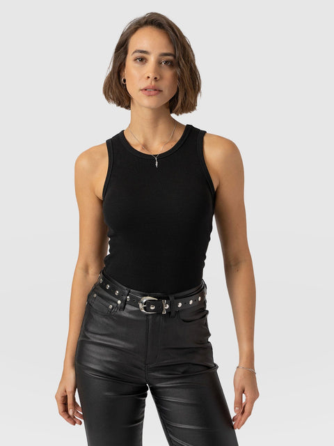 Nova Racer Vest - Black - Women's Vests | Saint + Sofia® EU