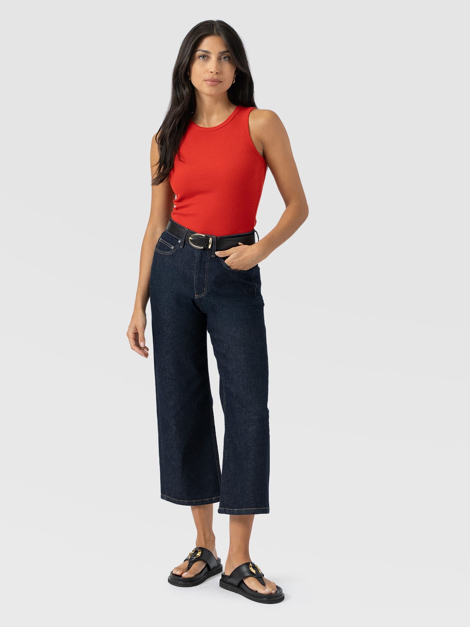 Nova Racer Vest - Burnt Orange - Women's T-shirts | Saint + Sofia® EU