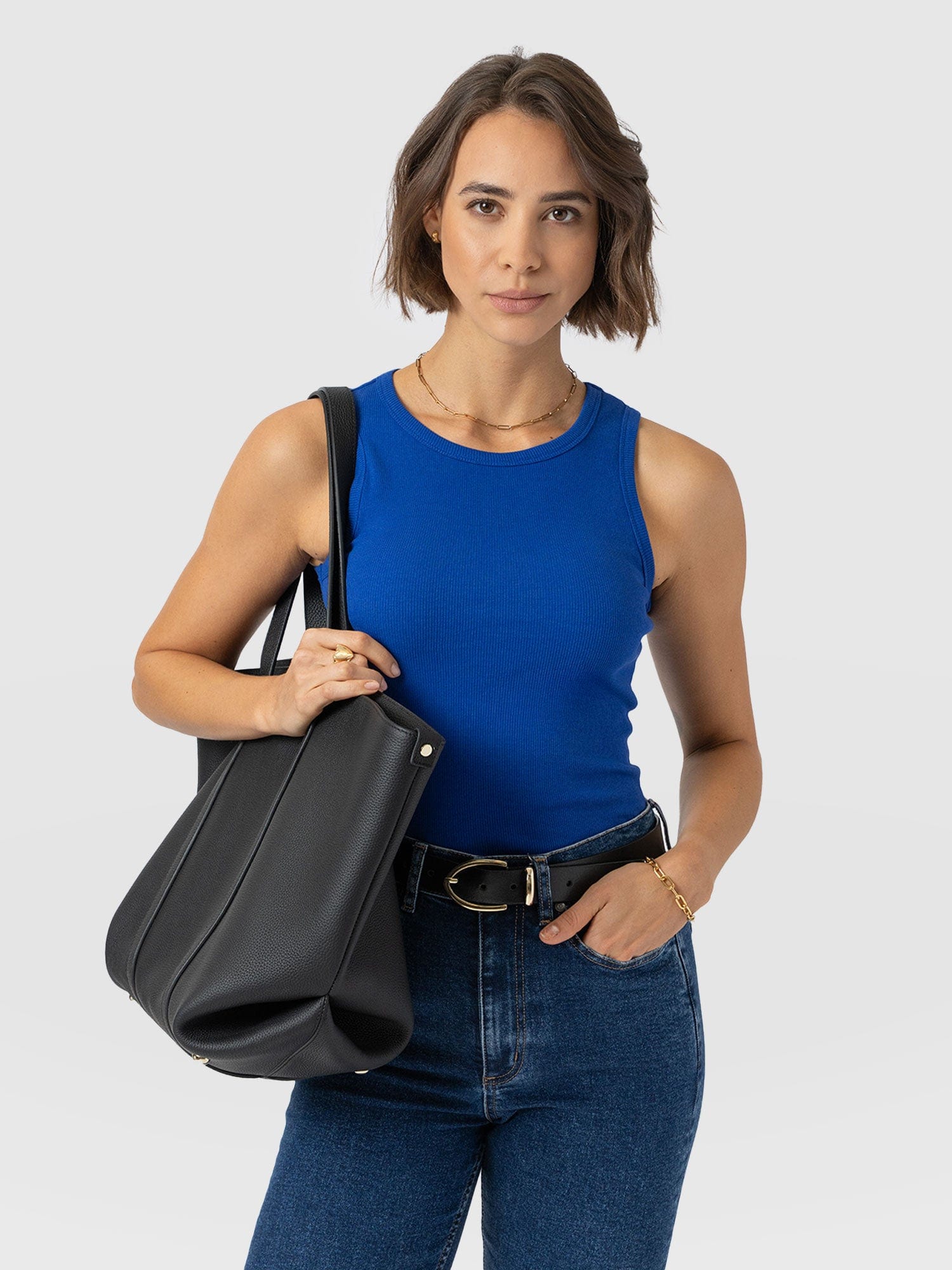 Nova Racer Vest - Cobalt Blue - Women's T-shirts | Saint + Sofia® EU