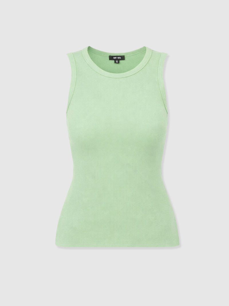 Nova Racer Vest - Mint - Women's T-shirts | Saint + Sofia® EU