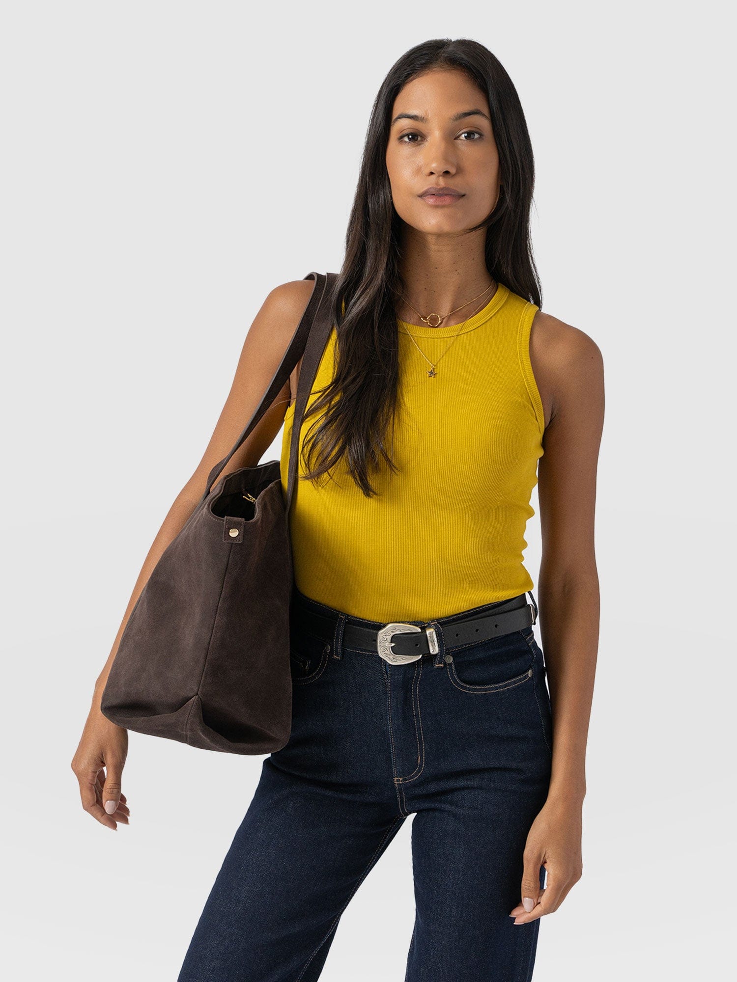 Nova Racer Vest - Mustard - Women's Vests | Saint + Sofia® EU