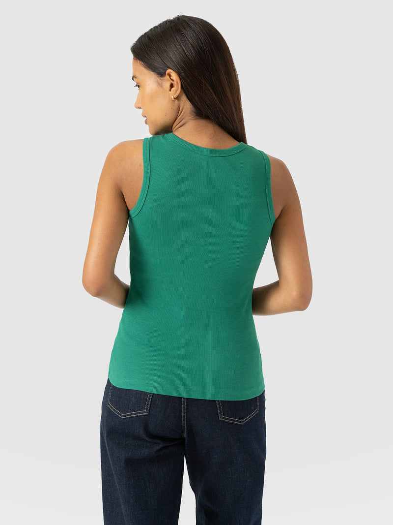 Nova Racer Vest - Sea Green - Women's T-shirts | Saint + Sofia® EU