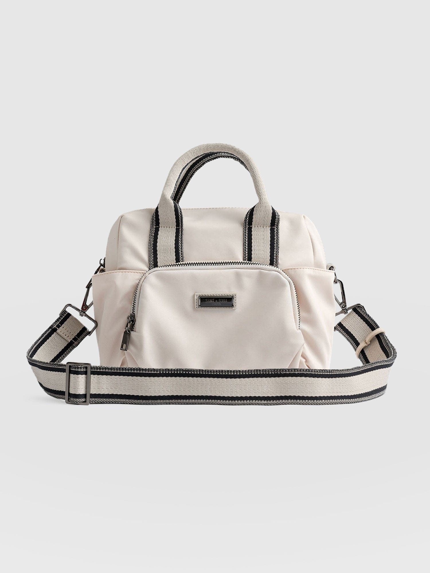 Nylon Noho Bag Cream - Women's Leather Bags | Saint + Sofia® EU