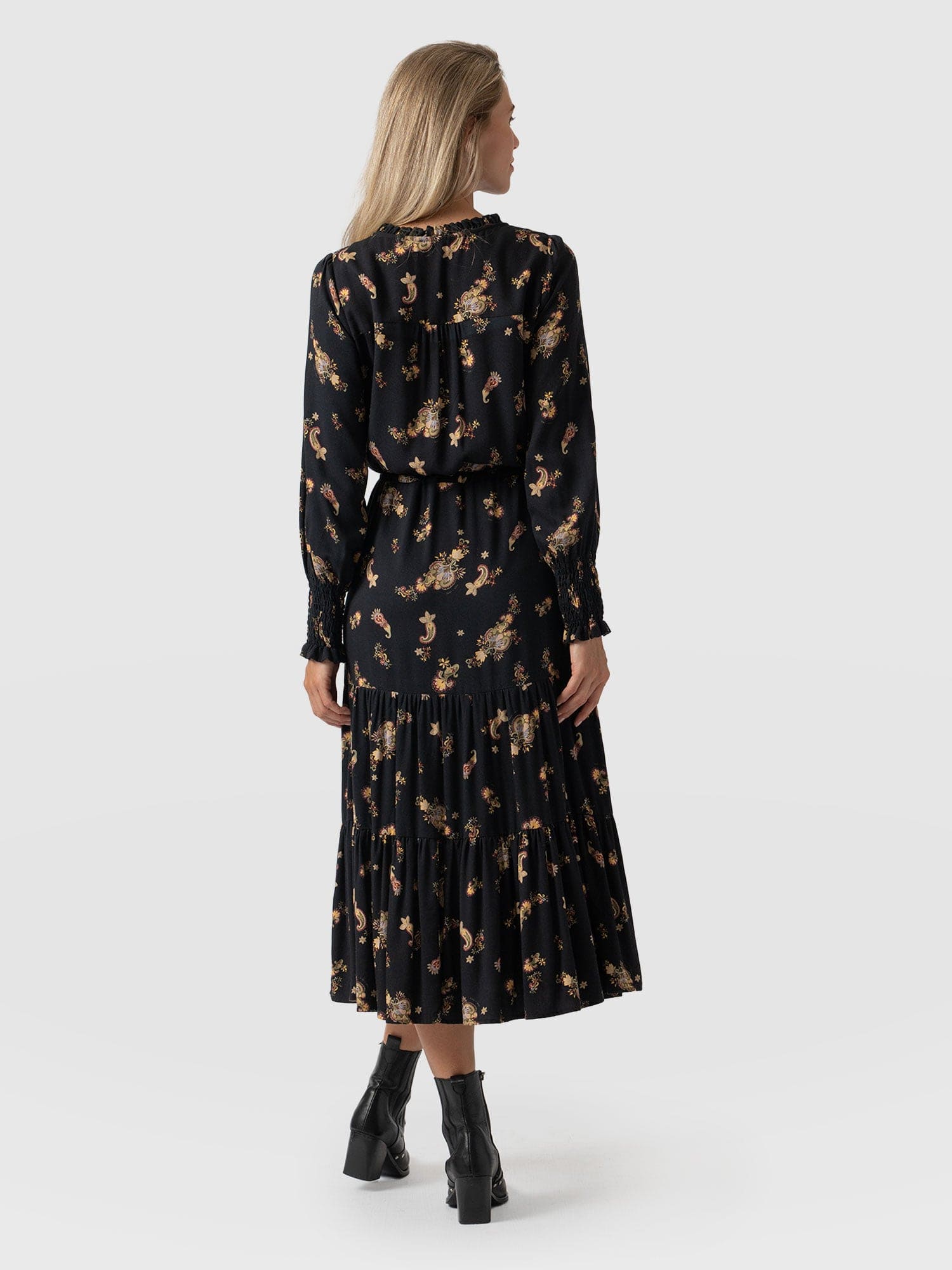 Olivia Zip Up Dress Highland Paisley - Women's Dresses | Saint + Sofia® EU