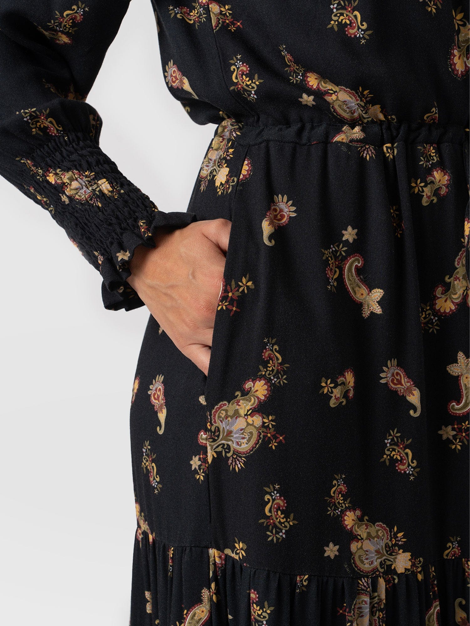 Olivia Zip Up Dress Highland Paisley - Women's Dresses | Saint + Sofia® EU