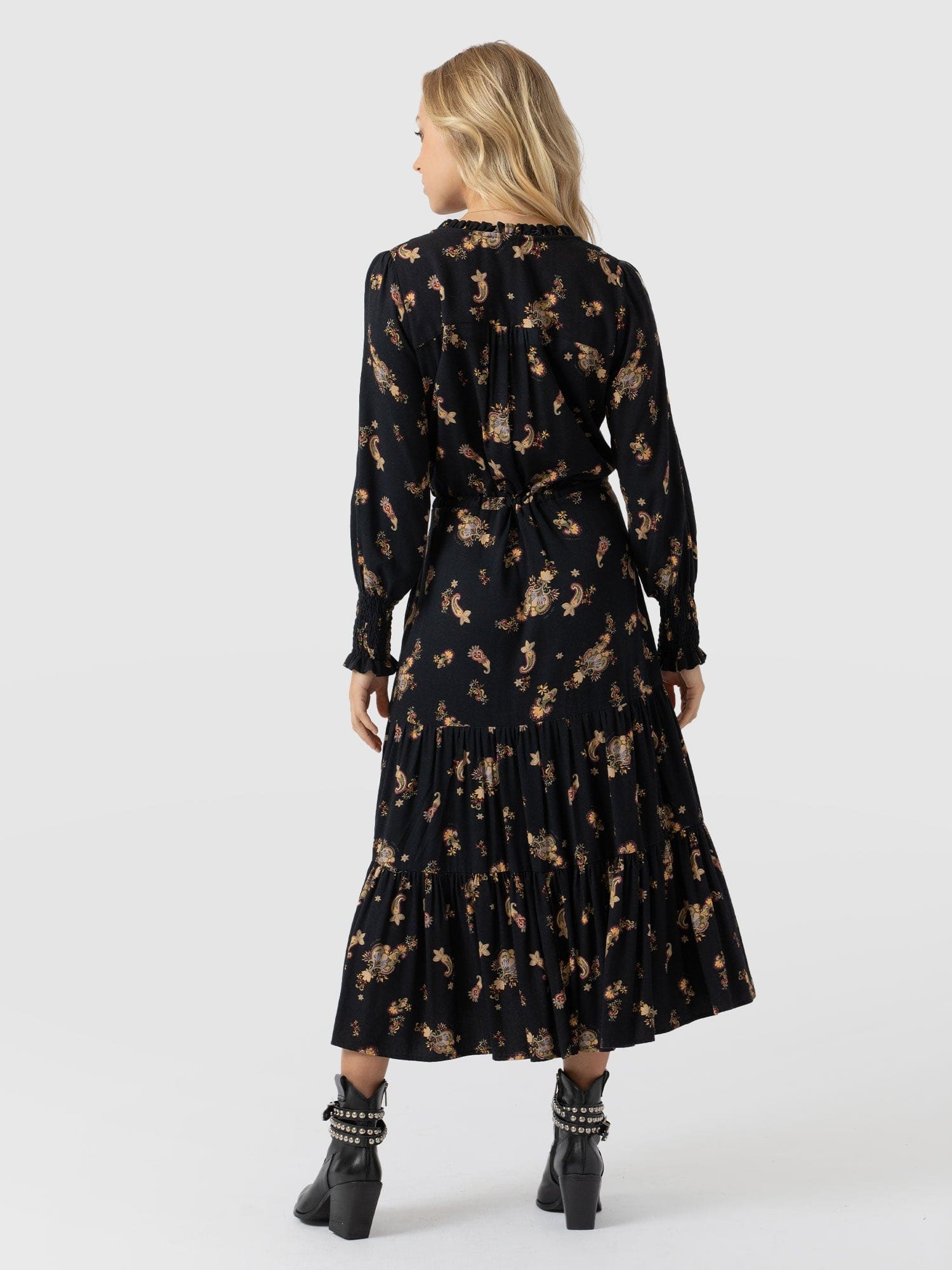 Olivia Zip Up Dress Highland Paisley - Women's Dresses | Saint + Sofia® EU