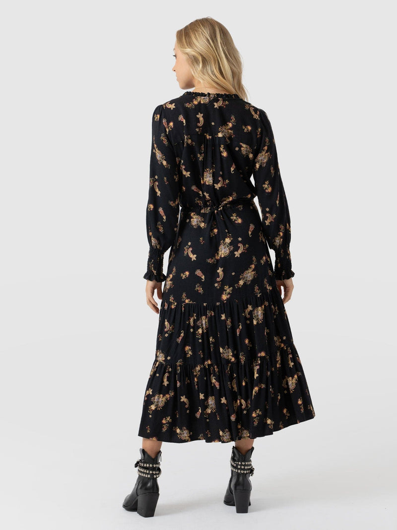 Olivia Zip Up Dress Highland Paisley - Women's Dresses | Saint + Sofia® EU
