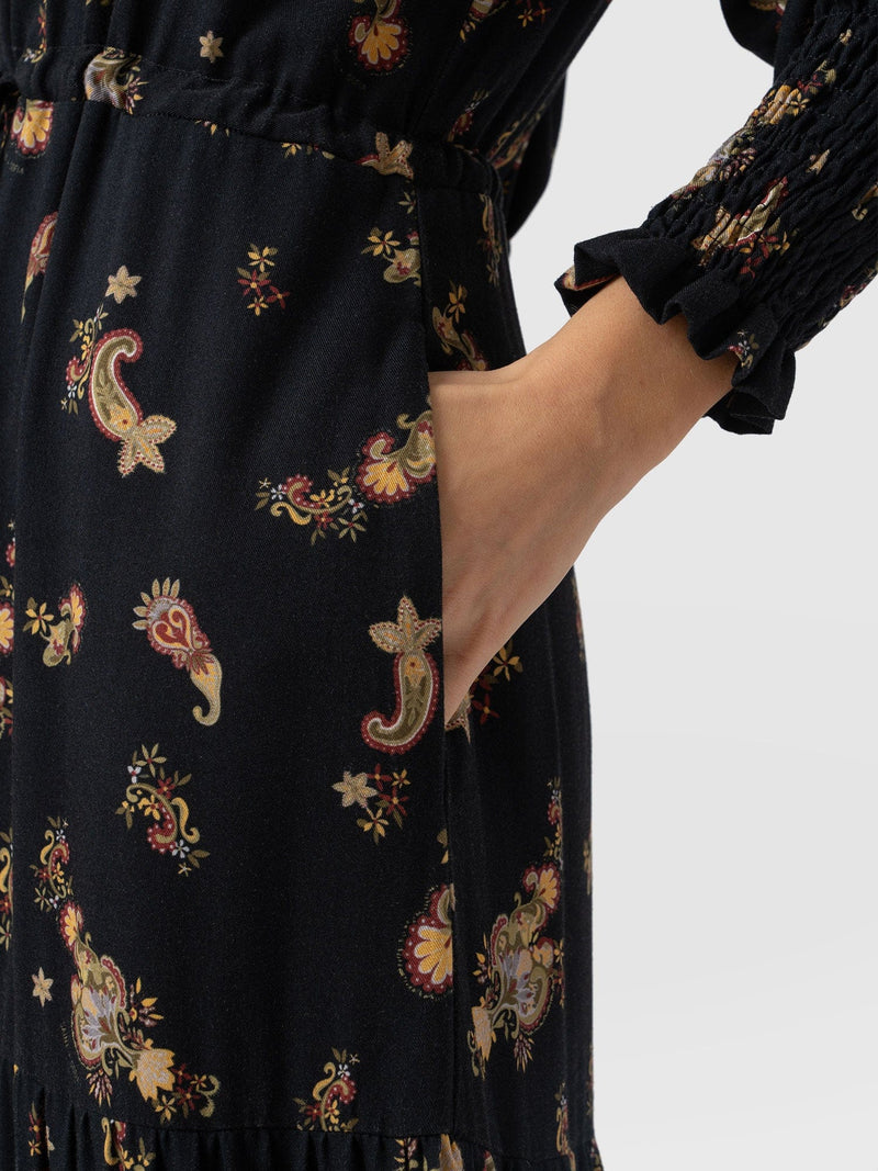 Olivia Zip Up Dress Highland Paisley - Women's Dresses | Saint + Sofia® EU