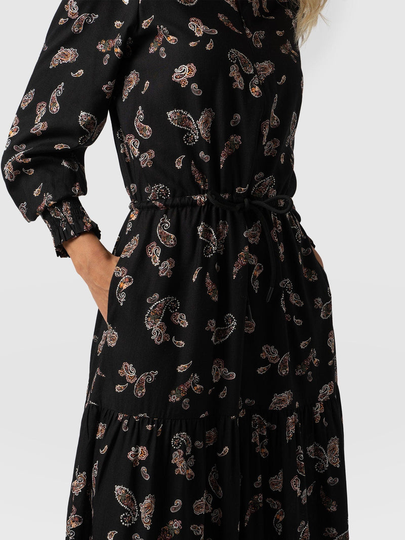 Olivia Zip Up Dress Kashmir Paisley - Women's Dresses | Saint + Sofia® EU