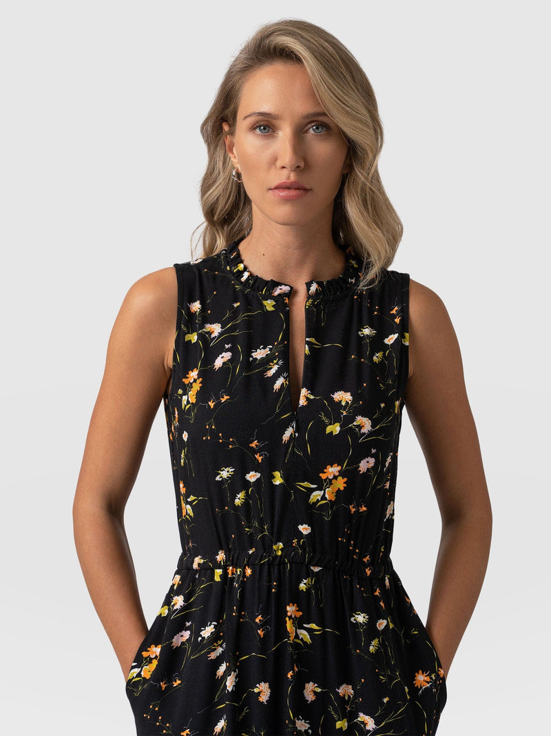 Orla Dress Black Floral - Women's Dresses | Saint + Sofia® EU