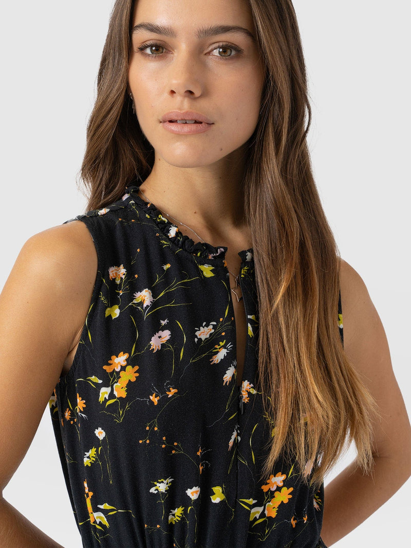 Orla Dress Black Floral - Women's Dresses | Saint + Sofia® EU