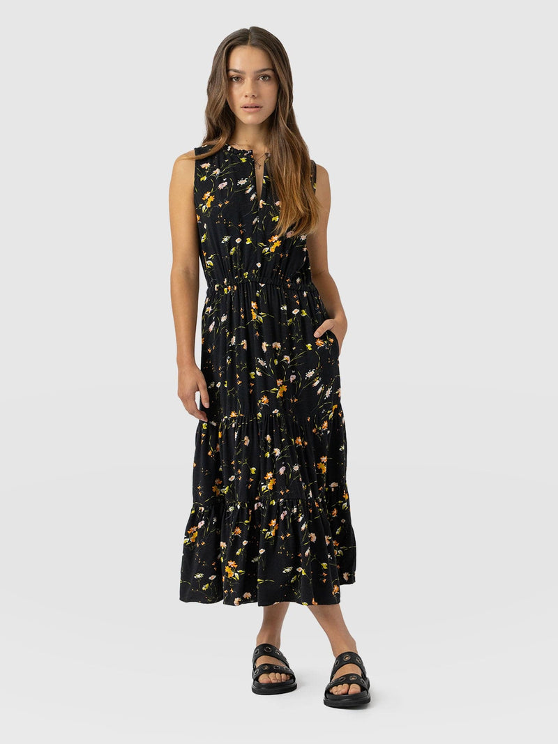 Orla Dress Black Floral - Women's Dresses | Saint + Sofia® EU