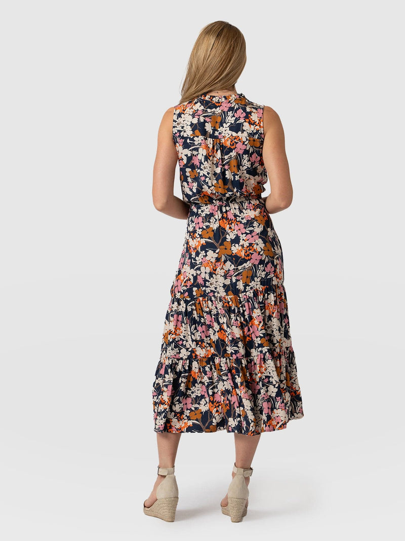 Orla Dress Navy Floral - Women's Dresses | Saint + Sofia® EU