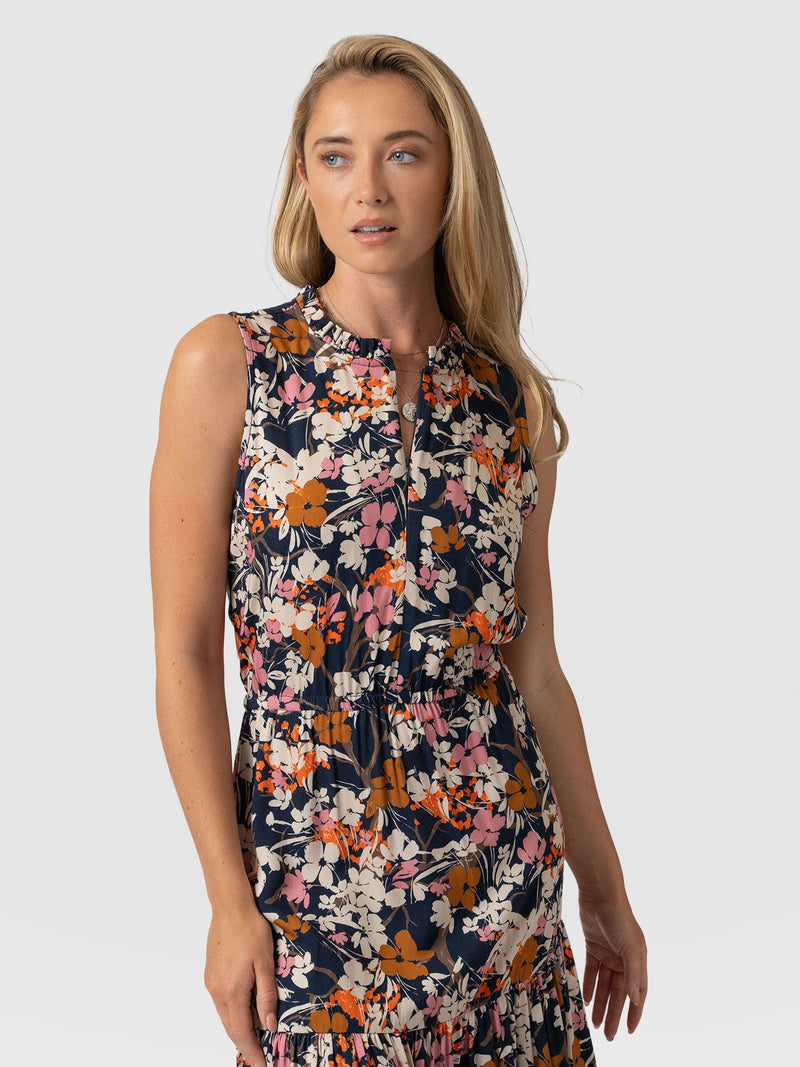 Orla Dress Navy Floral - Women's Dresses | Saint + Sofia® EU