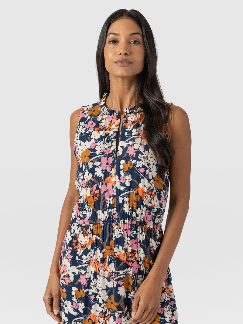 Orla Dress Navy Floral - Women's Dresses | Saint + Sofia® EU