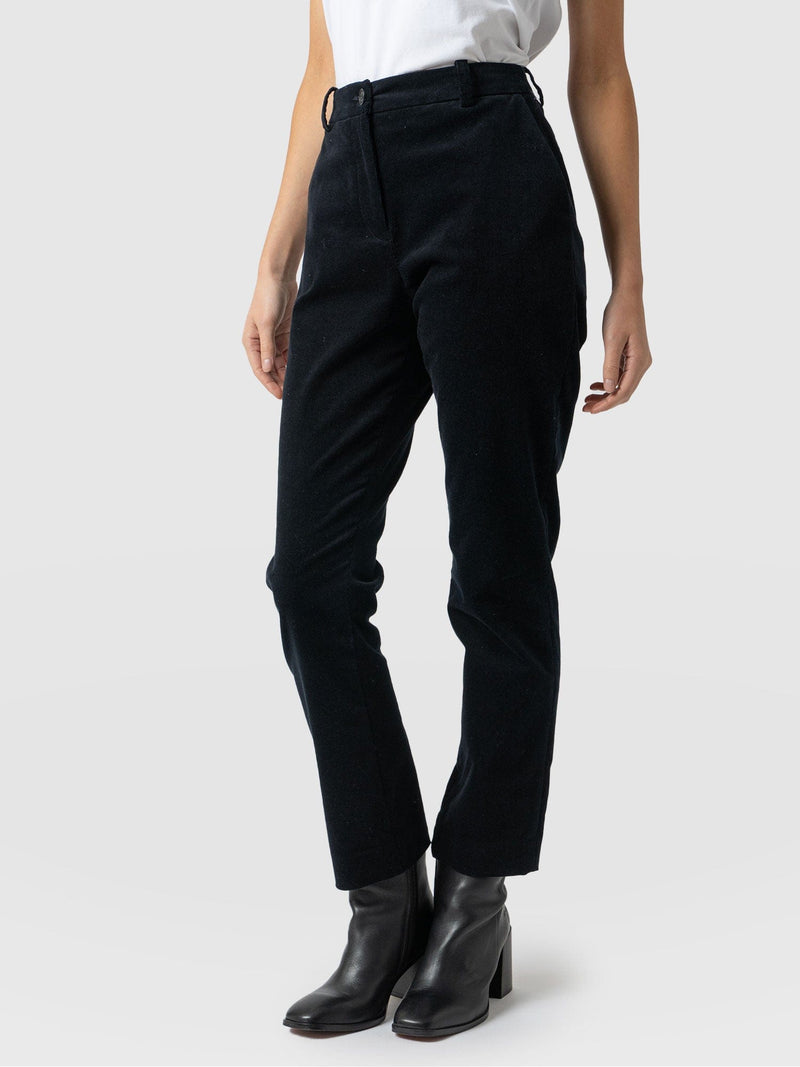 Palmer Pant Black Corduroy - Women's Trousers | Saint + Sofia® EU