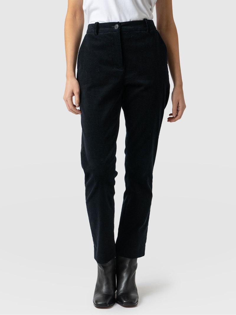 Palmer Pant Black Corduroy - Women's Trousers | Saint + Sofia® EU