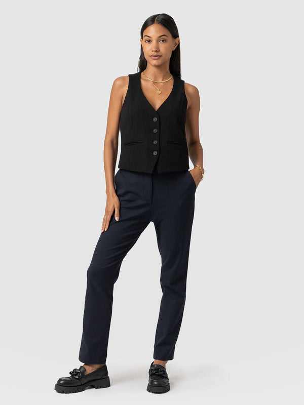 Palmer Pant Navy - Women's Trousers | Saint + Sofia® EU