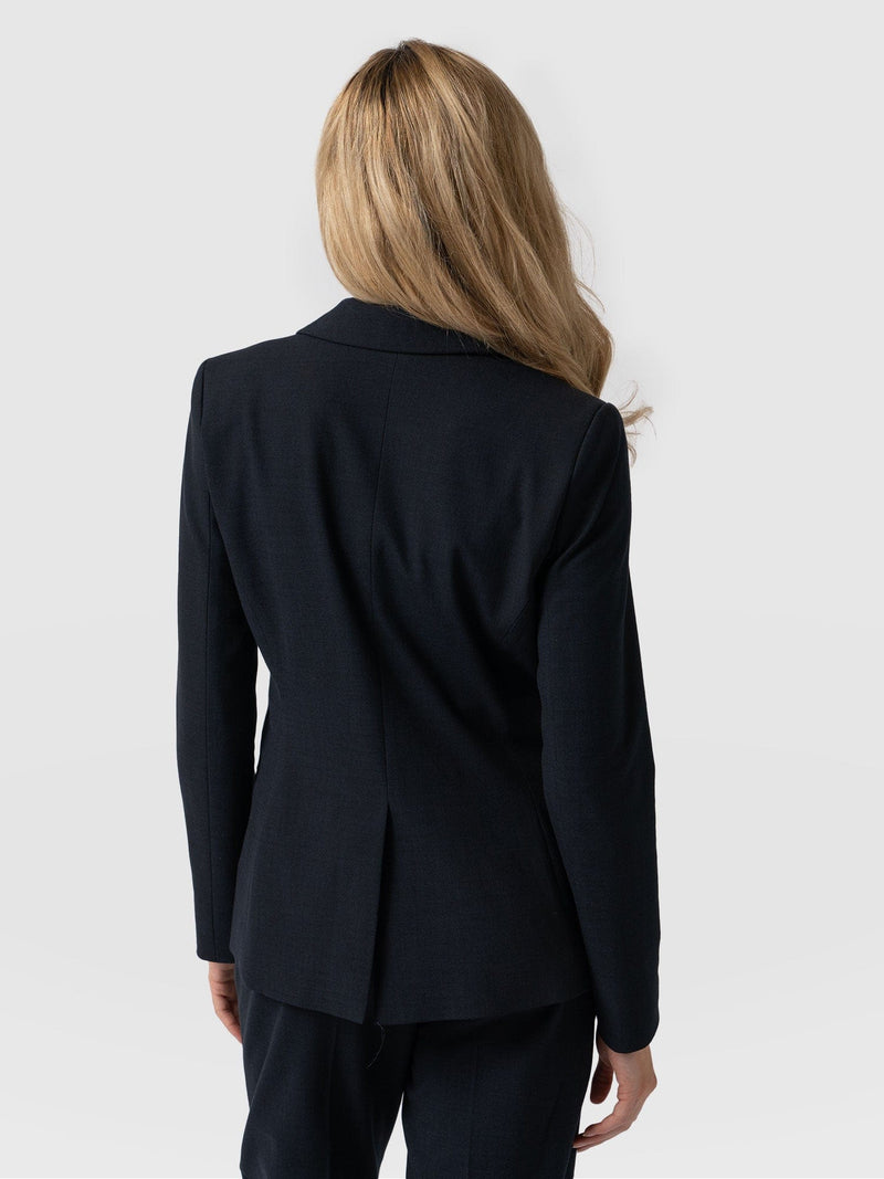 Payton Blazer Blue Black - Women's Blazers | Saint + Sofia® EU