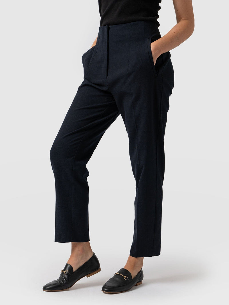 Payton Pant Blue Black - Women's Trousers | Saint + Sofia® EU