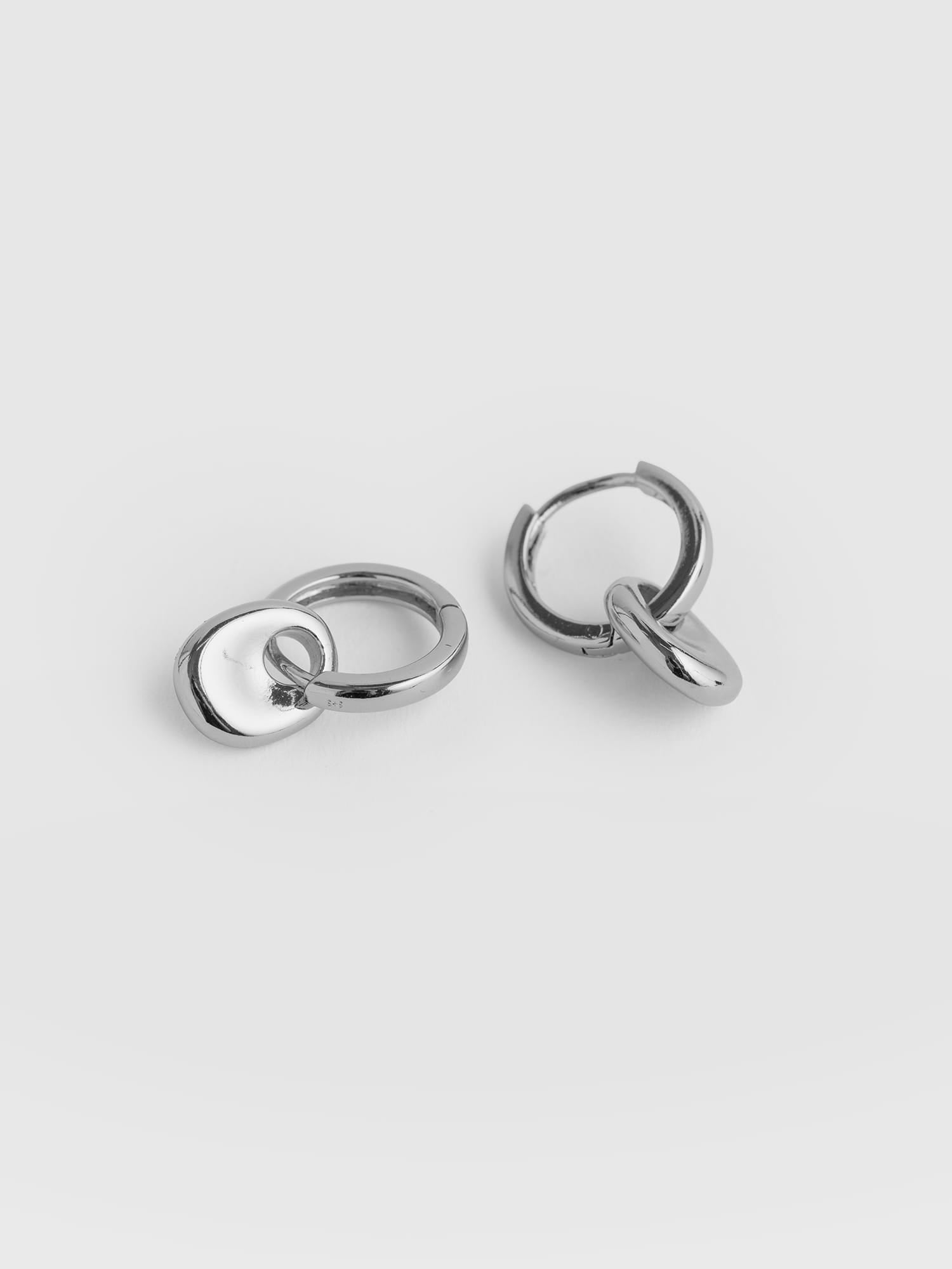 Pebble Drop Earrings - Silver - Women's Jewellerys | Saint and Sofia® EU