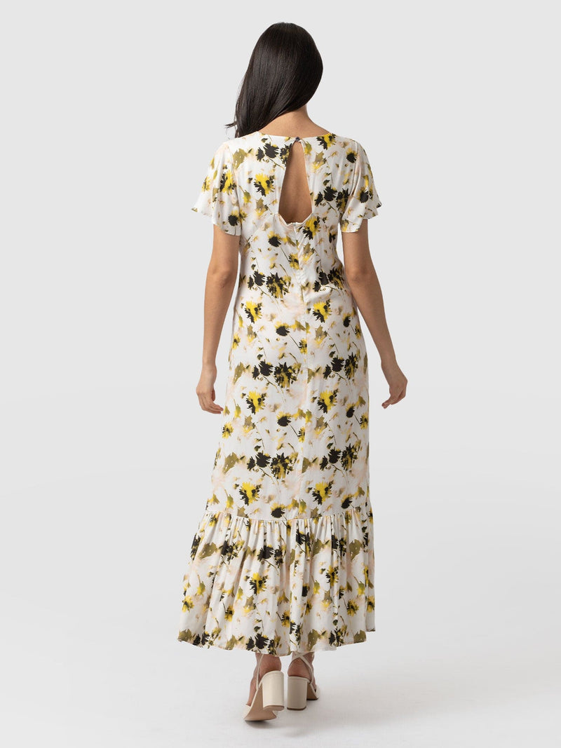 Primrose Dress White Daisy Floral - Women's Dresses | Saint + Sofia® EU