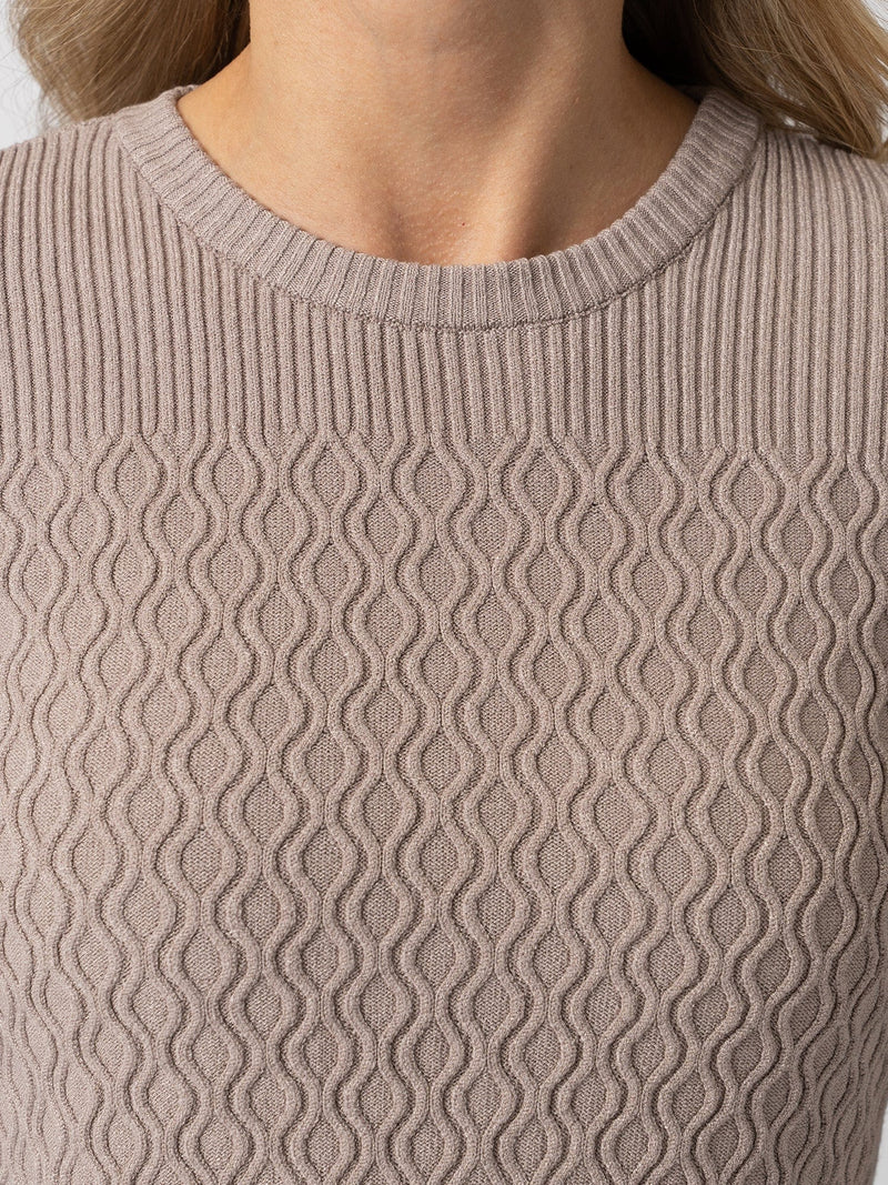 Primrose Knit Jumper Malt - Women's Vests | Saint + Sofia® EU