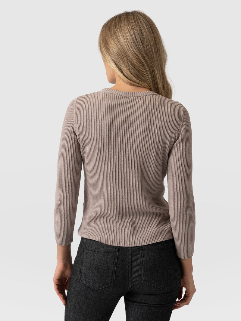 Primrose Knit Jumper Malt - Women's Vests | Saint + Sofia® EU