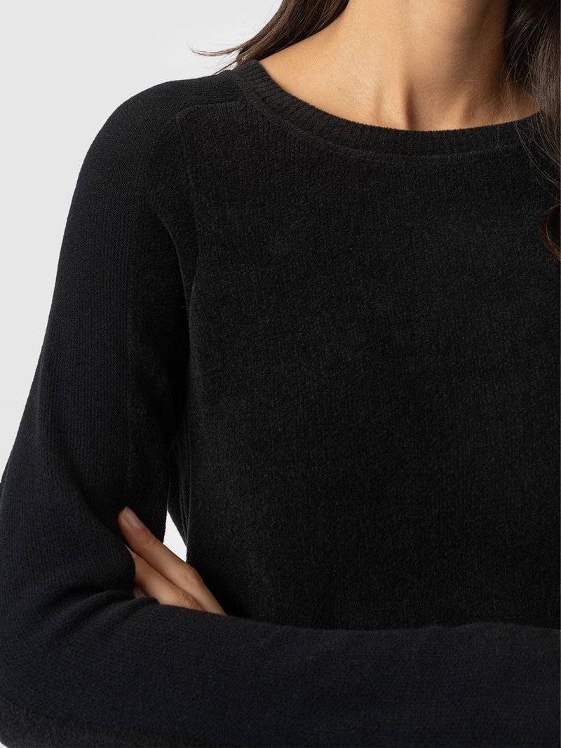 Raya Knit Black - Women's Knitwear | Saint + Sofia® EU