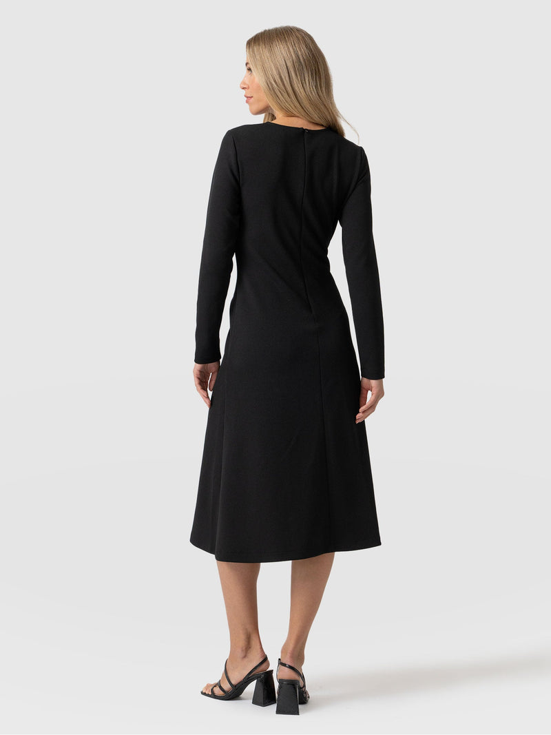Reagan Knot Dress Black - Women's Dresses | Saint + Sofia® EU