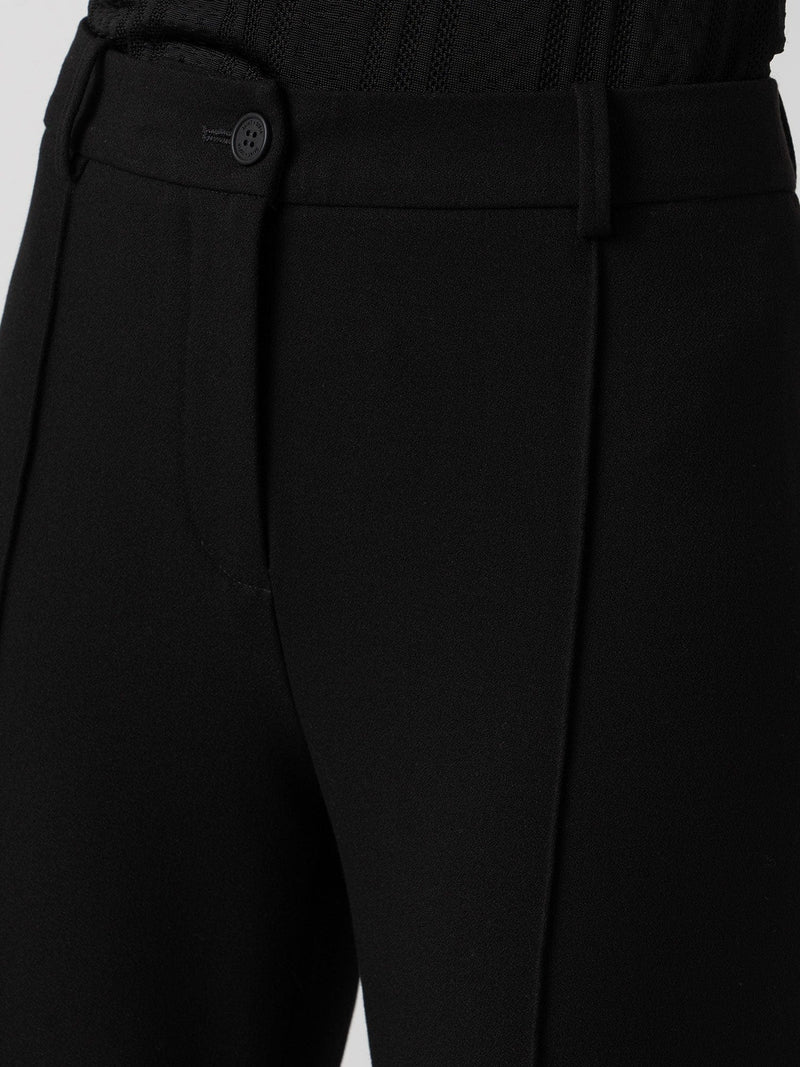 Regent Straight Leg Pant Black - Women's Trousers |  Saint + Sofia® EU
