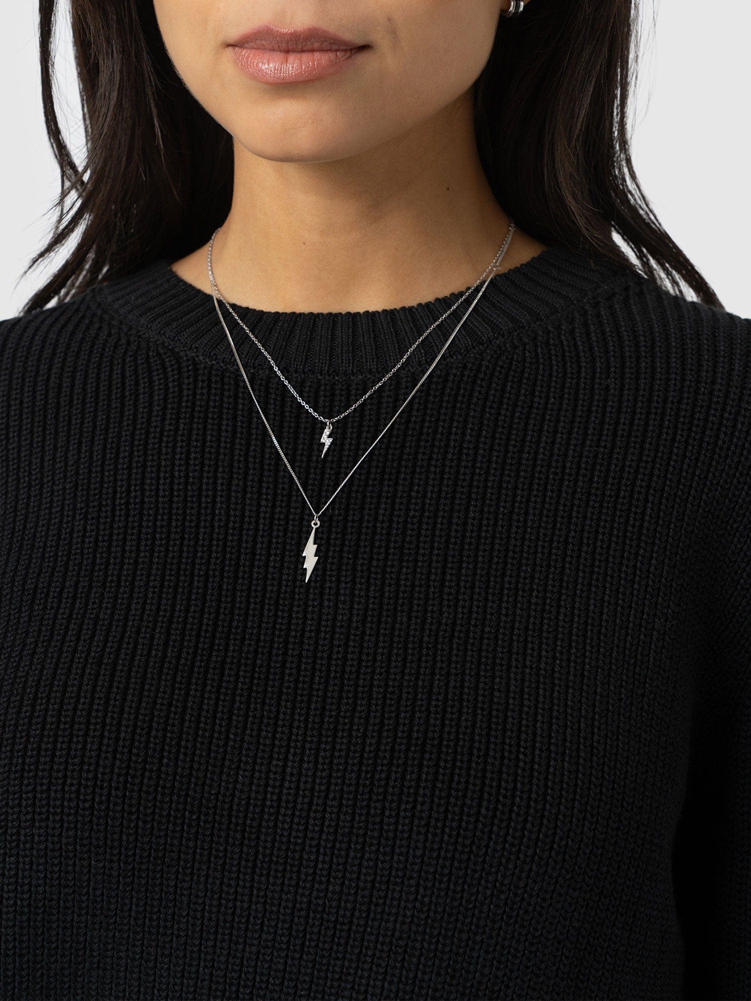 Remy Crop Jumper Black - Women's Jumpers | Saint + Sofia® EU