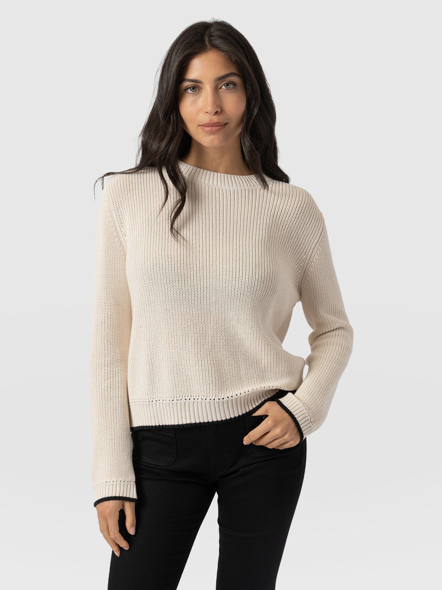 Remy Crop Jumper Yellow - Women's Jumpers | Saint + Sofia® EU