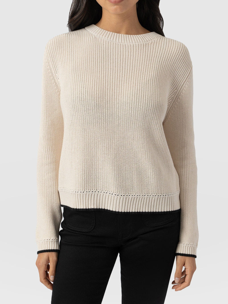 Remy Crop Jumper Yellow - Women's Jumpers | Saint + Sofia® EU