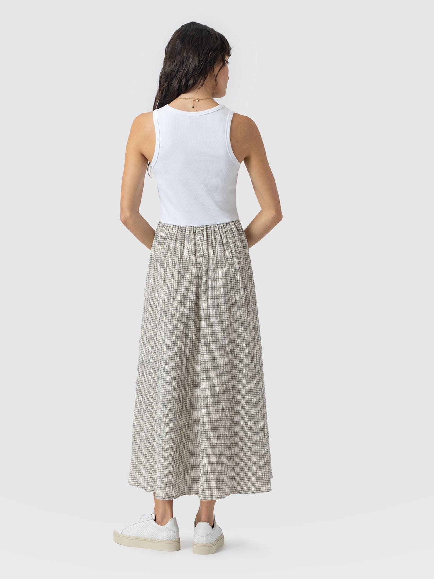 Renee Contrast Dress - Gingham - Women's Dresses | Saint + Sofia® EU