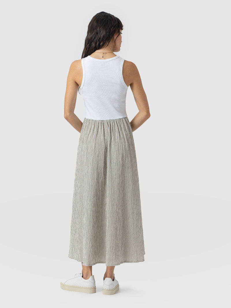 Renee Contrast Dress - Gingham - Women's Dresses | Saint + Sofia® EU